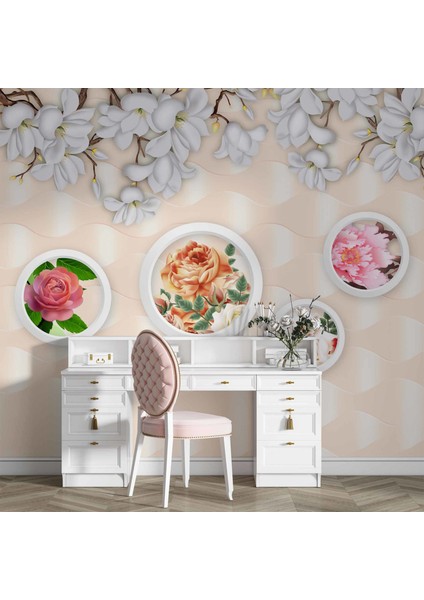 3 Boyutlu Çiçek Panel