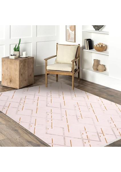 Royal Koleksiyonu 14950 Viskon Bambu Dokulu Salon Antre Mutfak Halı Yolluk