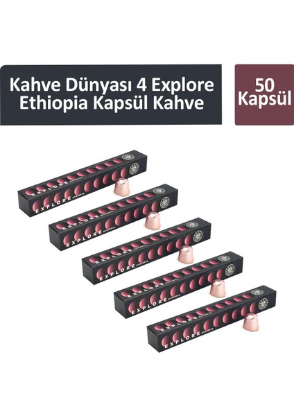 Kahve Dünyası 4 Explore Ethiopia Kapsül Kahve 50 Kapsül