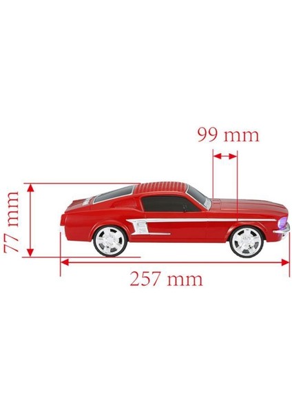 WS-1967 Araba Tasarım Bluetooth Hoparlör