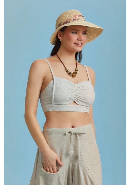 Ince Askılı Cut Out Detay Koton Bralet