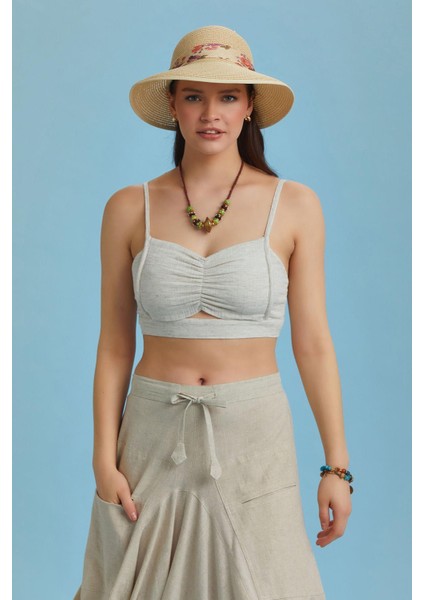 Ince Askılı Cut Out Detay Koton Bralet