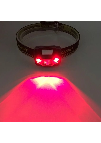 Far ZK20 LED Far Kafa Bisiklet Lamba Işığı Kızılötesi Ray Mini Su Geçirmez 600LM 4 Mod R3 + 2 LED 3xaaa Far Kafa Bandı ile (Yurt Dışından)