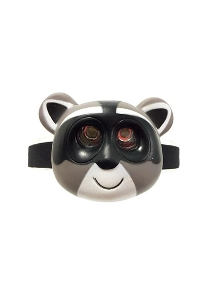 Rakun Çocuk Açık LED Far Aaa Pil Hayvan Şekli Sevimli Far Erkek Kız Kamp Çocuklar Için Kafa Üzerinde El Feneri Yaratıcı Hediye (Yurt Dışından)