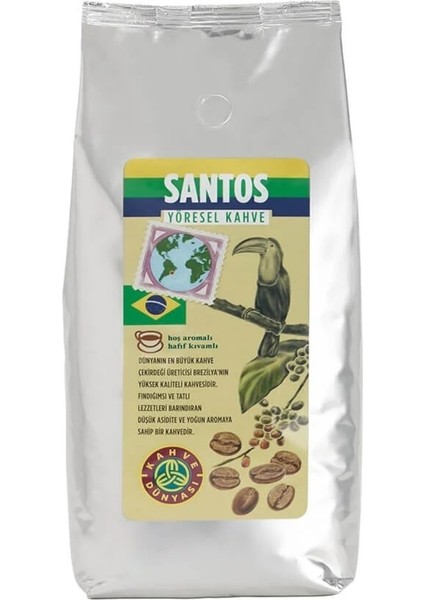 Yöresel Santos Çekirdek Filtre Kahve 4 x 1000 gr fiyatları