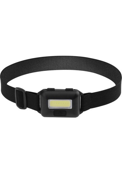 Siyah Cob LED Far El Feneri Gece Balıkçılık Far Baş Feneri 3 Modu Far Açık Koşu Balıkçılık Kamp (Yurt Dışından)