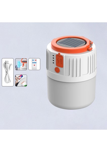 C LED Güneş Işığı V65 Güneş LED Kamp Işık USB Şarj Edilebilir Fener Ampul Açık Çadır Lambası Taşınabilir Acil Yürüyüş Işıkları (Yurt Dışından) fiyatları