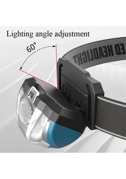 Kırmızı Mini Vücut Hareket Sensörü Far USB Şarj Edilebilir LED Far Kamp El Feneri Başkanı Işık Torch Lambası Algılama El Feneri (Yurt Dışından) indirimleri