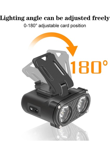 Beyaz Çift Işın Kapağı Klipsli Işık Tip-C Şarj Anahtarlık Işık LED Ah Taşınabilir 500LM 5 Mod Su Geçirmez Balıkçılık Için Acil Durum (Yurt Dışından) fırsatları