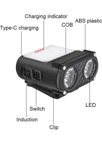 Haki Su Geçirmez El Feneri Torch Tip-C Şarj 5 Mod Anahtarlık Işık LED Ah Taşınabilir 500LM Balıkçılık Acil Durum Için (Yurt Dışından) fırsatları