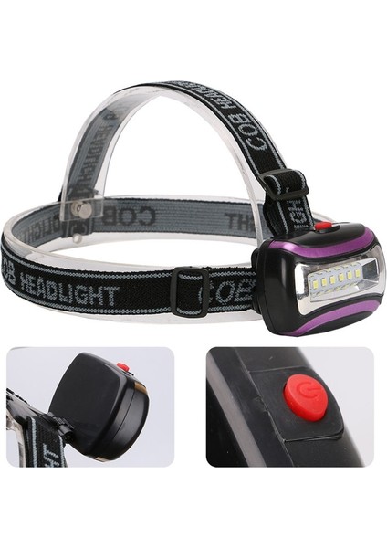 Kırmızı Mini Far 3 Modu Torch Fener Açık Kamp Far 6 * LED Lanterna Kafa Bandı ile Acil Işık Su Geçirmez Aydınlatma (Yurt Dışından) fırsatları