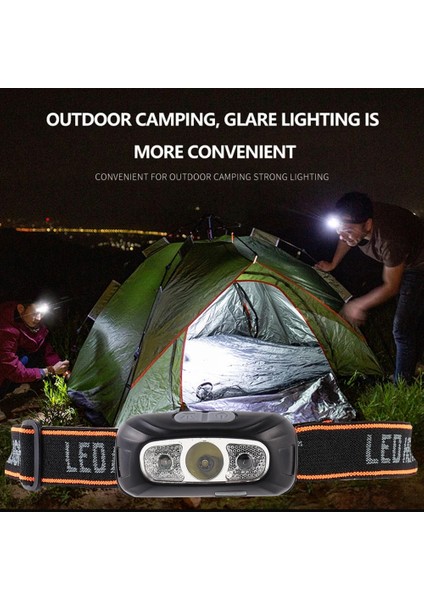 Beyaz Akıllı Dalga Indüksiyon Far Xpg + Dahili Pil ile LED Far El Feneri USB Şarj Edilebilir Kamp Balıkçılık Far Torch (Yurt Dışından) fırsatları