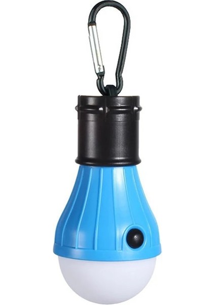 Mavi Taşınabilir Aydınlatma Fener Çadır Ampul Acil Durum Lambası Su Geçirmez Asılı El Feneri Kamp Işık Aaa Piller Powered (Yurt Dışından)