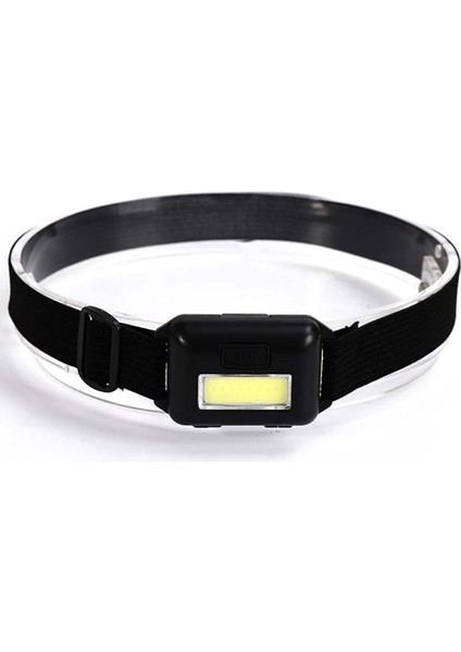 Siyah Güçlü Kafa Işık Taşınabilir Yüksek Güç Far Ön Lamba Acil Aydınlatma Far Açık Kamp Balıkçılık Pil Olmadan (Yurt Dışından)