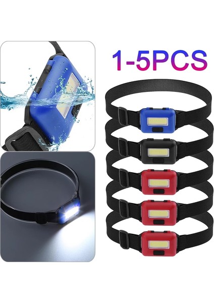 2 Adet Tarzı Mavi 5 Adet Mini Cob LED Ön Far Taşınabilir Güçlü LED Far 3 Mod Açık Far Ön Işık Kafa Feneri Balıkçı Işığı (Yurt Dışından) fiyatları