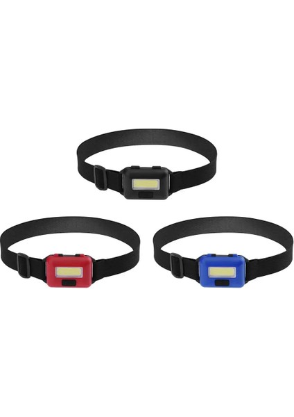 Siyah M Modları Su Geçirmez Cob LED El Feneri Açık Havada Far Far Torch Acil Durum Fener Açık Keşif Kafa Lambası (Yurt Dışından) fırsatları