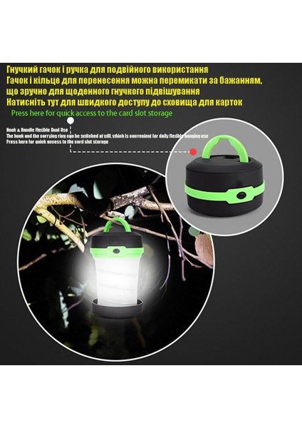 Pembe Yüksek Güç Taşınabilir Kamp Işık Geri Çekilebilir Fener Dış Aydınlatma Acil Durum Işıkları Balıkçı Çadırı Kamp Yürüyüş Ekipmanları (Yurt Dışından) indirimleri