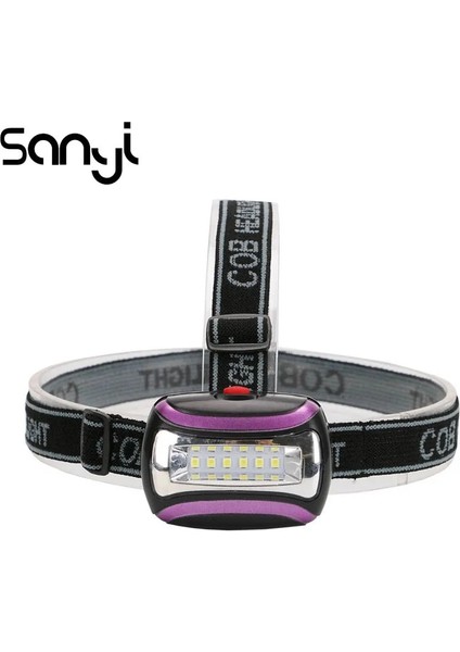 Sarı Mini Far 3 Modu Torch Fener Açık Kamp Far 6 * LED Lanterna Kafa Bandı ile Acil Işık Su Geçirmez Aydınlatma (Yurt Dışından) fiyatları