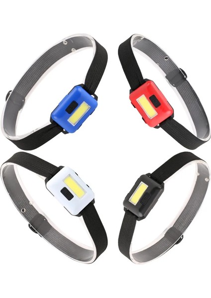 Mavi Stil Kırmızı 5 Adet Mini Cob LED Far 3 Mod Su Geçirmez Farlar El Feneri Açık Kamp Gece Balıkçı Işığı Taşınabilir Farlar (Yurt Dışından) fiyatları