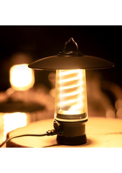 2600MAH Retro Kamp Atmosferi Lambası Su Geçirmez Kanca ile Bahçe Dekorasyon Lamba Tipi-C Gece Yürüyüş Ekipmanları Için Hafif Şarj (Yurt Dışından) modelleri