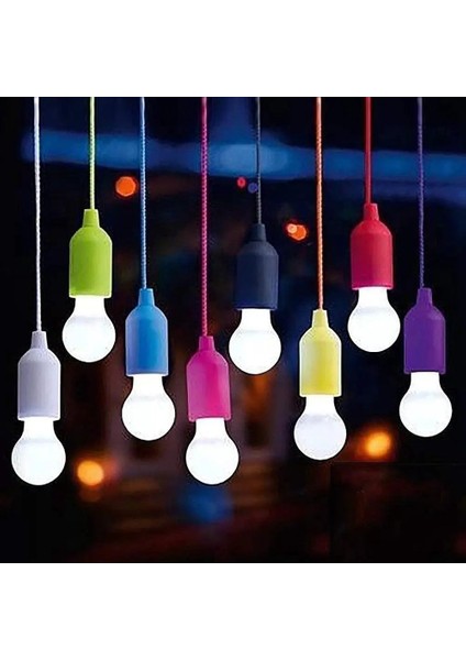 Yeşil LED Aaa Pille Çalışan Kamp Fener Dış Aydınlatma Ampul Çekme Halatı Açık-Kapalı Taşınabilir LED El Feneri Bahçe Işık (Yurt Dışından) fiyatları