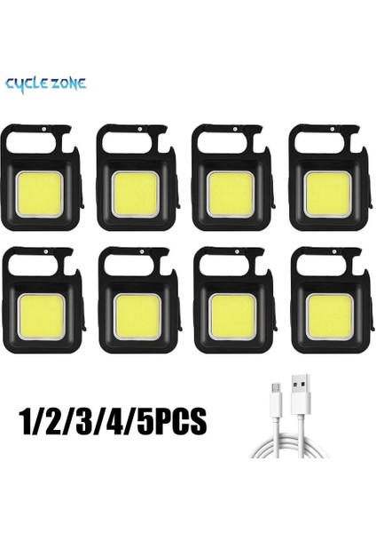 13284.01-3 Mini Taşınabilir USB Şarj Edilebilir LED Çalışma Işığı 800 Lümen Parlak Anahtarlık Işık Küçük Cep Kamp Cob El Feneri Açık Için (Yurt Dışından) fiyatları