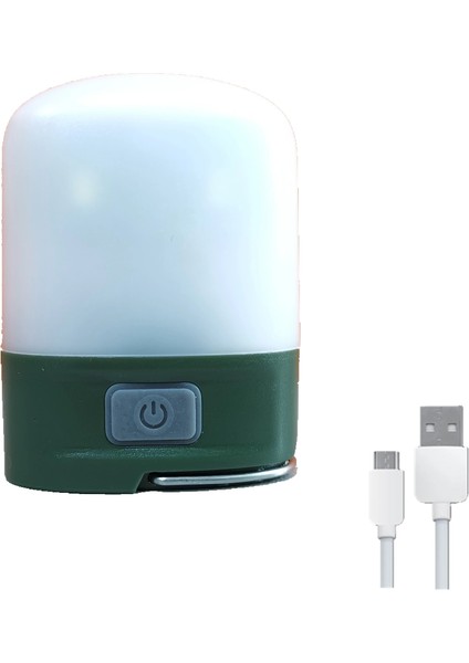 Yeşil Mingray Yenı Tasarım USB Şarj Edilebilir LED Işık IP65 Lityum Pil Parlak Taşınabilir Fener Mini Çadır Lambası Açık Için (Yurt Dışından)