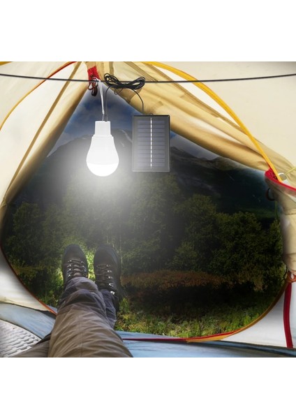 15W 5V 15W Güneş Enerjisi Paneli 130LM USB Şarj Edilebilir Enerji Tasarruflu Güneş Ampul Aydınlatma Açık Kamp Için Taşınabilir Lamba LED Ampul (Yurt Dışından) modelleri