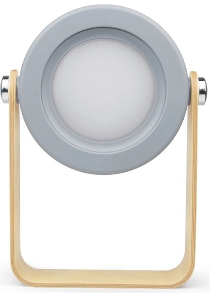 Gri Taşınabilir Sıcak Beyaz Fenerler Seviye 3 Parlaklık Asılı Çadır USB Şarj Edilebilir El Feneri Dahili Mah Lityum Pil D4 (Yurt Dışından)