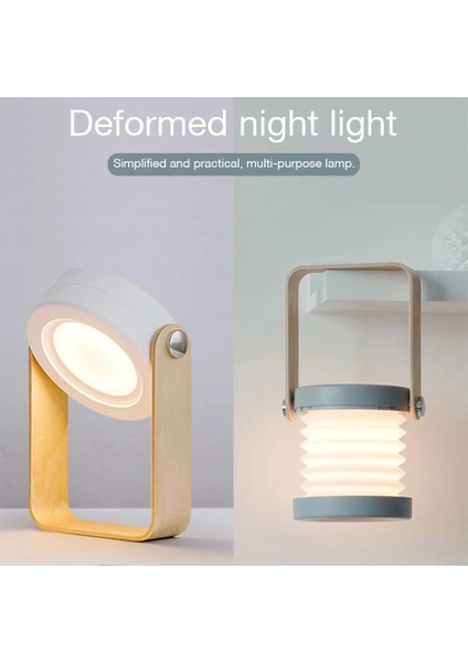 Gri Taşınabilir Sıcak Beyaz Fenerler Seviye 3 Parlaklık Asılı Çadır USB Şarj Edilebilir El Feneri Dahili Mah Lityum Pil D4 (Yurt Dışından) modelleri