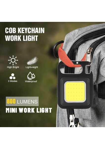 13284.01-4 Mini Taşınabilir USB Şarj Edilebilir LED Çalışma Işığı Lümen Parlak Anahtarlık Işık Küçük Cep Kamp Cob El Feneri Açık Için (Yurt Dışından) indirimleri