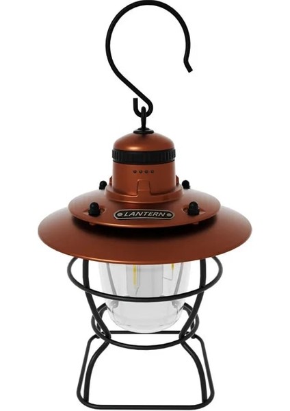 12W Mah Kamp Çadır Işığı Taşınabilir Retro Fener USB Şarj Edilebilir LED Ampul Kısılabilir Seyahat Balıkçılık Dış Aydınlatma (Yurt Dışından)