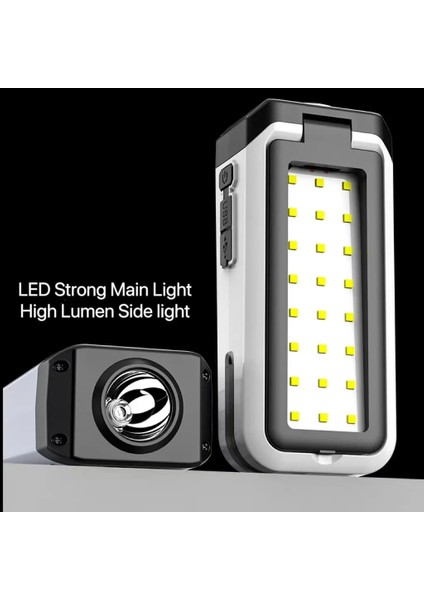 Gri Tarzı 10W Xpe Ana Işığı ile Şarj Edilebilir Çalışma Işığı Cob Yan Işık 6 Modlu Katlanır Işık, Asma Kancalı, Araba Tamiri Için Çalışma Işığı (Yurt Dışından) fiyatları