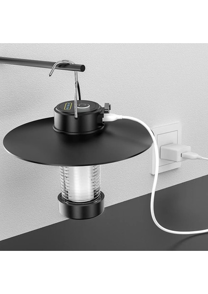 B LED Dekoratif Asılı Işıklar Tip-C Kanca ile Şarj Çim Lambası Kısılabilir Bahçe Dekorasyon Lambası Açık Hava Seyahat Için Hafif (Yurt Dışından) fırsatları