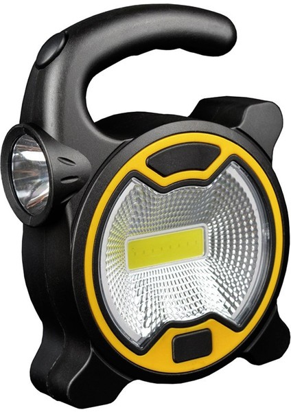 Sarı Süper Parlak Cob LED Kamp El Feneri 2 Aydınlatma Modu LED Kamp Işık Mini Taşınabilir Açık Fener Balıkçılık Yürüyüş Için (Yurt Dışından)