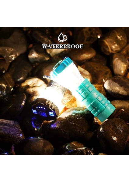 Camgöbeği Taşınabilir Kamp Işık Manyetik USB Şarj Edilebilir 3 Aydınlatma Modu Kamp Fener Açık LED El Feneri Çadır Kamp Malzemeleri (Yurt Dışından) fırsatları