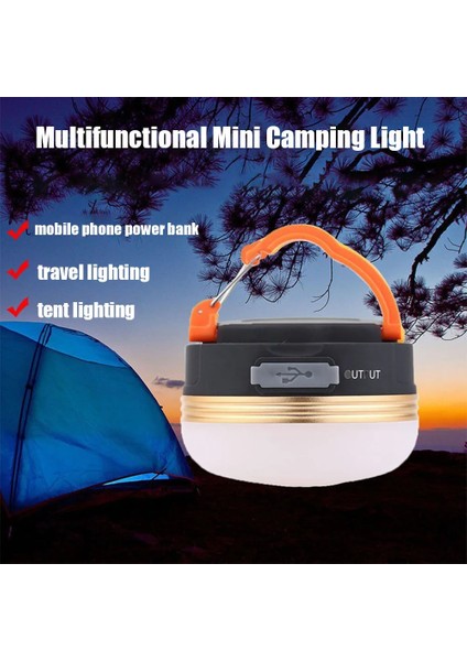 15W Taşınabilir Kamp Işıkları Kamp Lambası LED Şarj Edilebilir Taşınabilir Acil Çadır Işık El Feneri Ev Kanca ile USB Şarj (Yurt Dışından) indirimleri
