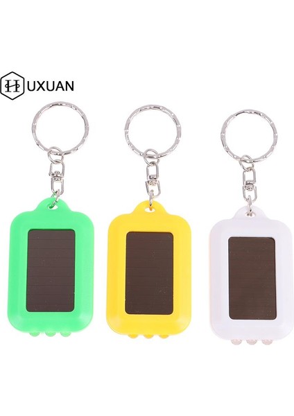 Yeşil Güneş Enerjili LED El Feneri Anahtarlık Küçük Cep Işık Anahtarlık ile Taşınabilir El Feneri Dış Aydınlatma El Fenerleri (Yurt Dışından) fiyatları