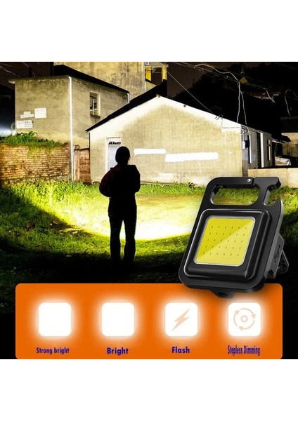 10 Parça Çok Fonksiyonlu Mini Parlama Cob Anahtarlık Işık USB Şarj Acil Durum Lambaları Güçlü Manyetik Onarım Çalışması Açık Kamp Işık (Yurt Dışından) fırsatları