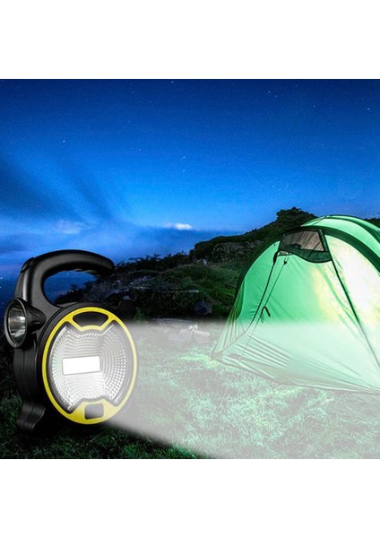 Sarı Süper Parlak Cob LED Kamp El Feneri 2 Aydınlatma Modu LED Kamp Işık Mini Taşınabilir Açık Fener Balıkçılık Yürüyüş Için (Yurt Dışından) fırsatları