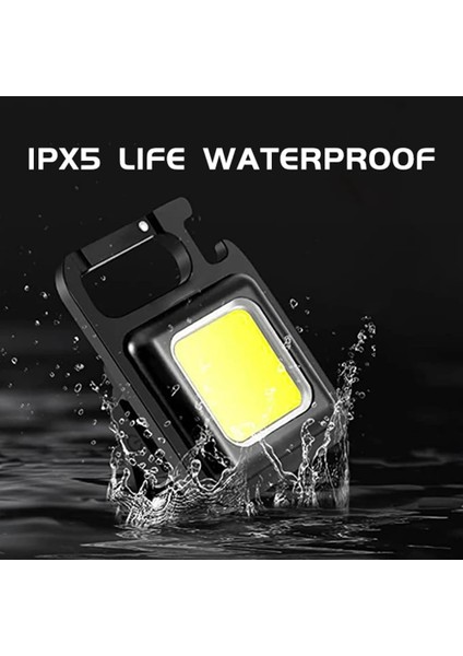 NO.13284.01 Boyutu Mini Taşınabilir USB Şarj Edilebilir LED Çalışma Işığı 800 Lümen Parlak Anahtarlık Işık Küçük Cep Kamp Cob El Feneri Açık Için (Yurt Dışından) fırsatları