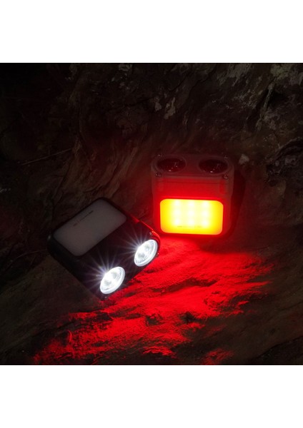 2set Stili Kırmızı Set Çift Işınlı Kamp Kafa Lambası Tip-C Şarj Anahtarlık Işık LED Ah Taşınabilir 500LM 5 Mod Su Geçirmez Dış Mekan Için (Yurt Dışından) indirimleri