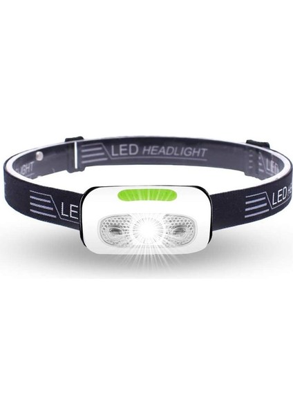 Beyaz 500 Lümen USB Şarj Edilebilir Farlar Hareket Sensörü Parlak LED Koşu Balıkçılık Far Kızılötesi Sensör ile Su Geçirmez Far (Yurt Dışından)