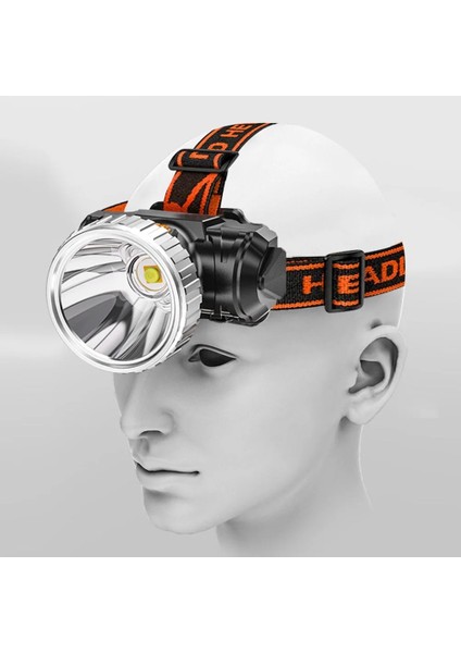 B Süper Parlak El Feneri Işığı USB Şarj Edilebilir Far Su Geçirmez Açık Kamp Balıkçılık Kafa 3 Aydınlatma Modu LED Far (Yurt Dışından) indirimleri