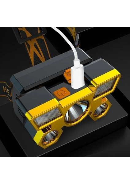 C Lm Güçlü Cob LED Far Baş Feneri Şarj Edilebilir Pil ile Alın Far El Feneri Yürüyüş Kamp Balıkçılık Için (Yurt Dışından) indirimleri