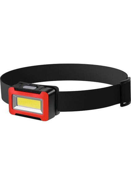 Kırmızı Mini Farlar Taşınabilir Cob LED Far Akülü Su Geçirmez Kafa Lambası El Feneri 3 Mod Çalışma Far Kafa Ön Işık (Yurt Dışından)