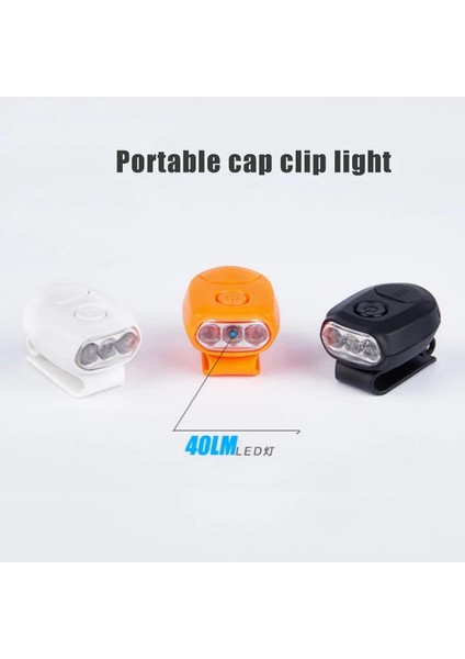 Beyaz Kap Şapka Işığı 3-Led Far Dönebilen Topu Şapka Vizör Işık Şapka Işık Eller Serbest Avcılık Kamp Balıkçılık Için Xobw (Yurt Dışından) fırsatları