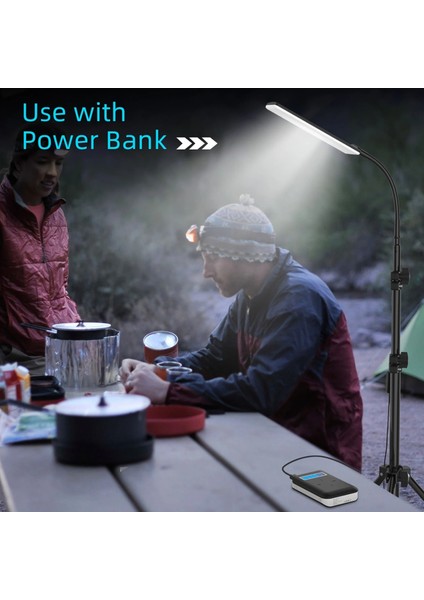 18W 84 LED Taşınabilir 360 Derece Ayarlanabilir Açık Kamp Işık Ripod ile Kamp Çalışma Fotoğraf Standı Dolgu Işığı (Yurt Dışından) fiyatları