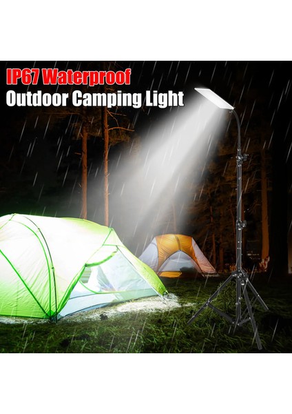 18W 84 LED Taşınabilir 360 Derece Ayarlanabilir Açık Kamp Işık Ripod ile Kamp Çalışma Fotoğraf Standı Dolgu Işığı (Yurt Dışından) modelleri