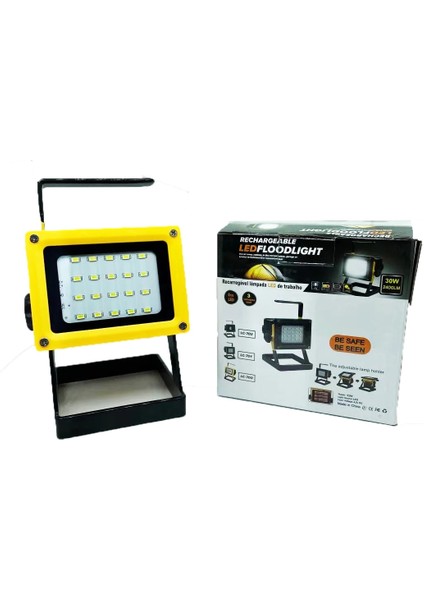 Standlı Şarj Edilebilir Taşınabilir LED Çalışma Işığı 20LED, 35W, Açık Kamp Yürüyüş Acil Araç Tamiri Için LED Projektör Işıkları (Yurt Dışından) fırsatları